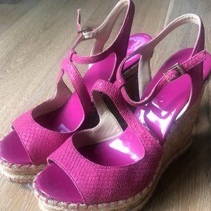 Jimmy Choo Nessa Wedges Size 8.5